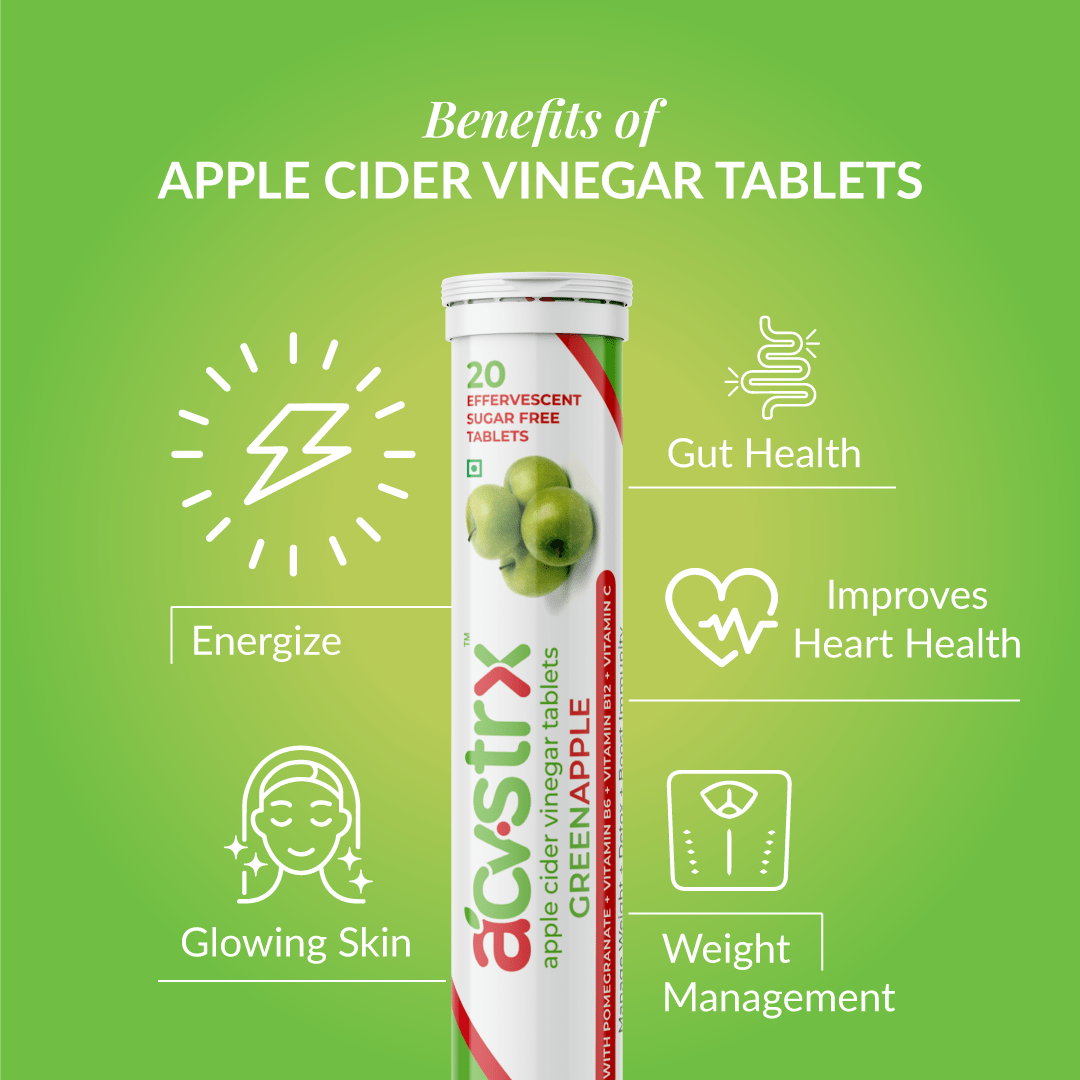 ACVSTRX Apple Cider Vinegar Tablets - Anisue Healthcare Pvt Ltd