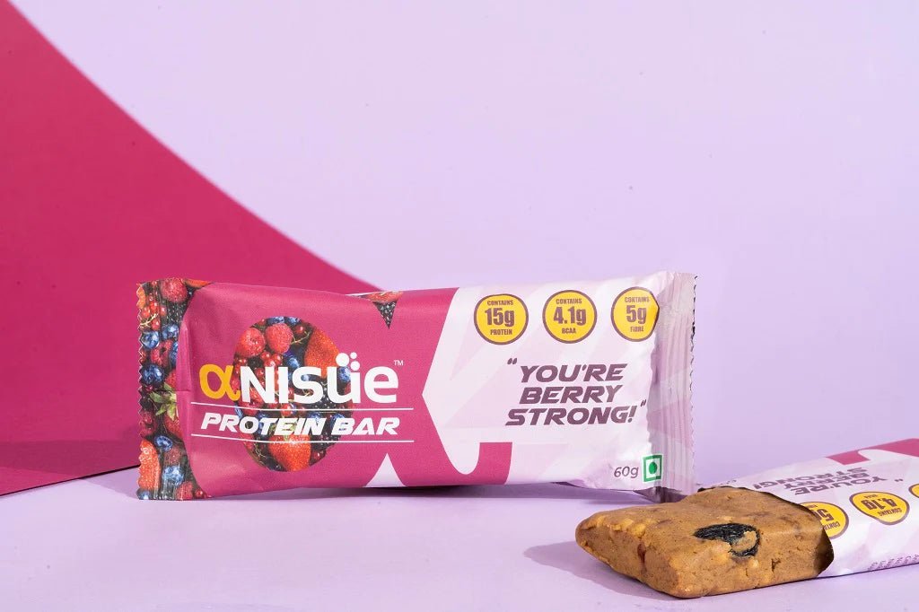 Protein Bar - Combine Pack of 3 Flavours (Coffee Choco, Mix Berry, Double Choco) - Anisue Healthcare Pvt Ltd